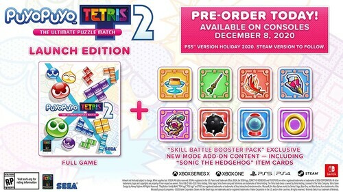 Puyo Puyo Tetris 2 Launch Edition / PS 5 / PlayStation 5 - Foto 1 di 1
