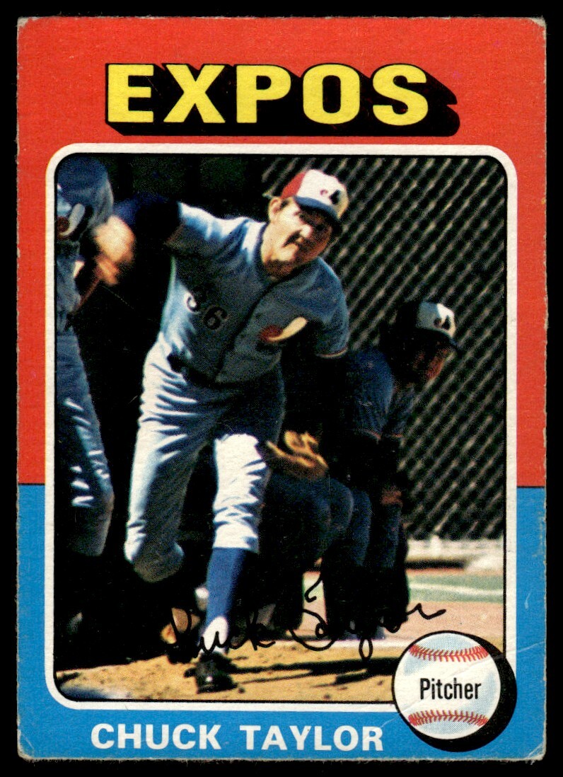 1975 O-Pee-Chee Chuck Taylor Montreal Expos #58 R138