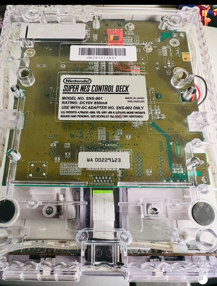 Consola Super Nintendo SNES Juego Completo Etiqueta Paquete Repuesto Versión EE. UU. Foto 3 de 3