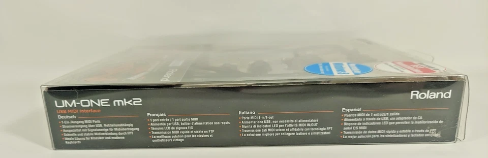 NEW Roland UM-ONE MK2 USB Midi Interface - FRee Shipping - Image 2 of 3