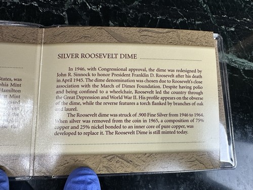 Set of Silver Roosevelt Dimes; San Francisco, Philadelphia, Denver Mint Group - Picture 12 of 23