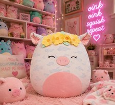 Squishmallows Rosie Spotted Pig 16 Kellytoy N...