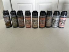 Lot Of 9 NEW Ranger Tim Holtz DISTRESS STAIN DAUBERS 1 fl oz No Duplicates