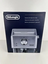 NEW De'Longhi 15 Bar Manual Espresso Machine & Cappuccino Maker Silver ECP3630