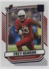 2024 Panini Clearly Donruss Clearly The Rookies Blue 16/49 Trey Benson #18 1pi4