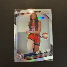 2025 Panini Prizm WNBA Kiki Iriafen Silver Prizm Variation Rookie RC #149
