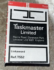 Taskmaster Limited Linkaword Ref. T552 Learning Game With Box