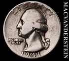 1941 Washington Quarter- Silver- Scarce Better Date- No Reserve #L6932 — photo 1