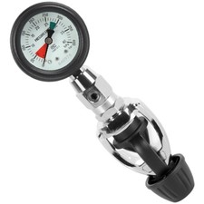Scubas Diving Cylinder Pressure Gauge High Precisions Luminously Pressure Dials