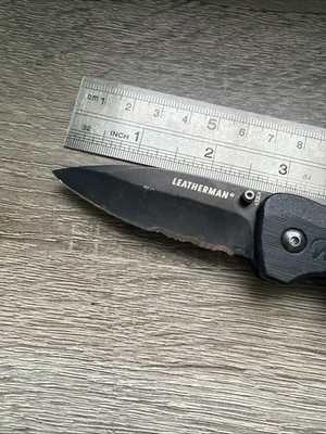 Leatherman Crater C33LX Folding Knife Multi-Tool Black Oxide