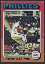 1975 Topps Baseball #185 Steve Carlton * Phillies * HOF * VG/ Ex