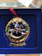 Image of 2003 COLLECTIBLE WHITE HOUSE CHRISTMAS ORNAMENT-A CHILD'S ROCKING HORSE New