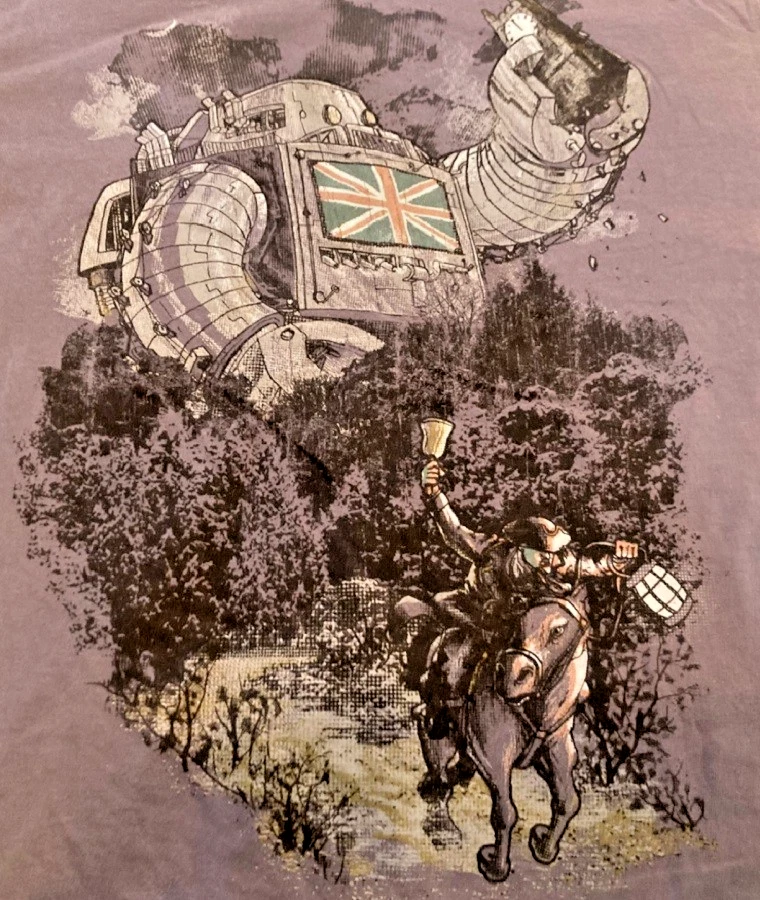 Threadless Graphic T Shirt -Twenty if by Giant Robot by Robbie Lee - Size M - Image 2 of 4