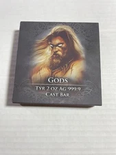 2024 TYR Germanic Gods 2 Oz Silver Cast Bar Germania Only 999 Minted! 2nd Series