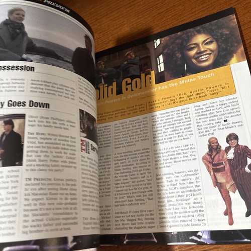 VTG 2002 Total Movie Magazine Special Music Issue: Asia Argento Vin Diesel XXX - Foto 9 di 9