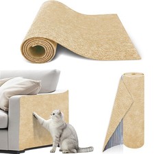 Cat Scratch Couch Furniture Protector,Self-Adhesive Trimmable Anti Scratch Ma...
