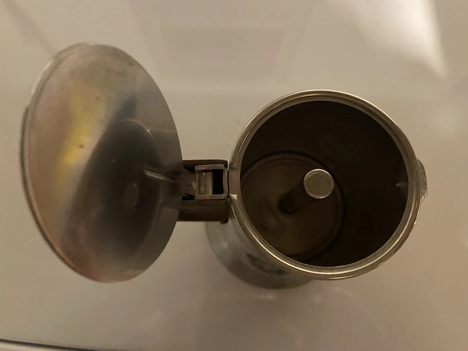 Máquina de café espresso Alessi 300 ml 9090 de Richard Sapper, 6 tazas de café espresso Foto 3 de 4