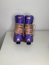 Moxi Beach Bunny Skates Periwinkle Sunset Color Way Size 8 Women's Used