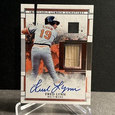 2025 Panini Impeccable Impeccable Lumber Signatures Fred Lynn #ILS-FL /99 Auto
