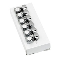 Fender Locking Guitar Tuners Set of 6 in Polished Chrome