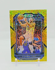 Stephen Curry 2022-23 Panini Prizm Gold Sparkle /24, Warriors Color Match #101