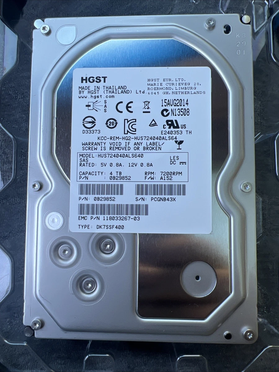 HGST 4TB Computer Internal Hard Disk Drives for sale | eBay