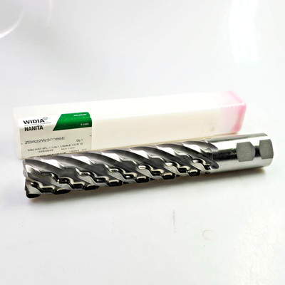 Widia Hanita 1-1/4 x 1.25 x 6 x 8.5 R.12 HSS-CO End Mill M42 WavCut ZB622W32089E