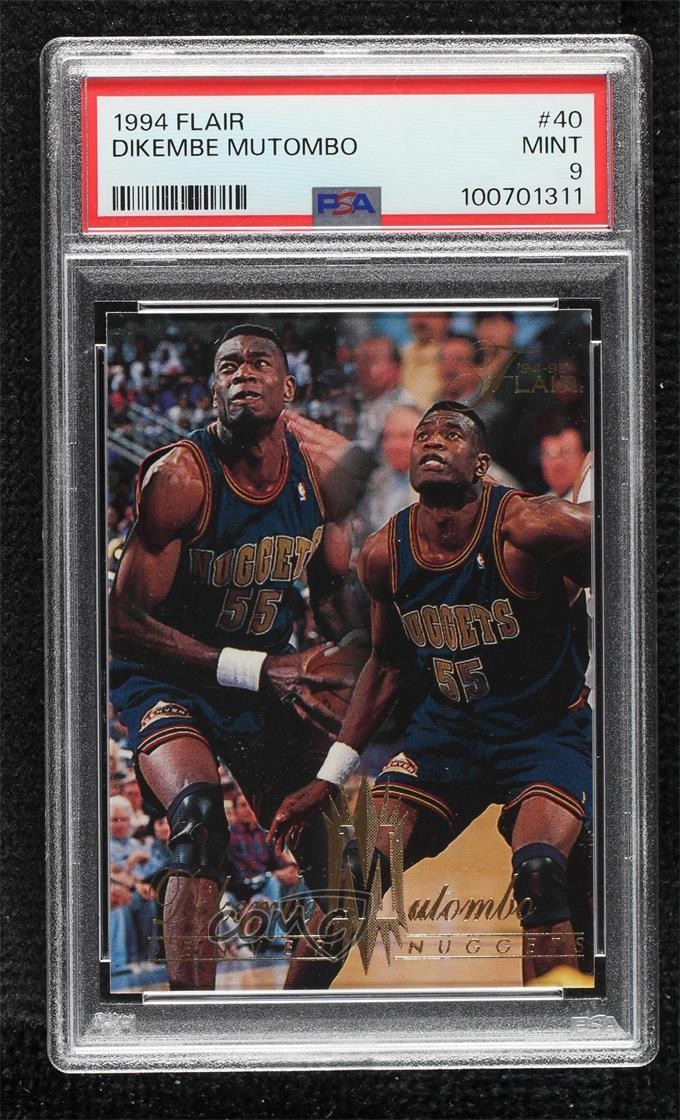 1994-95 Flair Dikembe Mutombo #40 HOF 1ci5