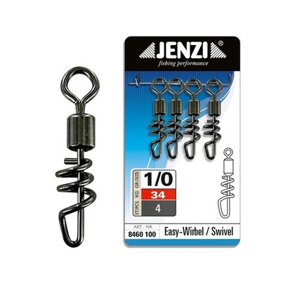 JENZI Easy Wirbel vernickelt 4 Stück