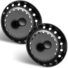 2 Pcs Kitchen Sink Stopper Strainer Stainless Steel Drain Strainers for Unive...