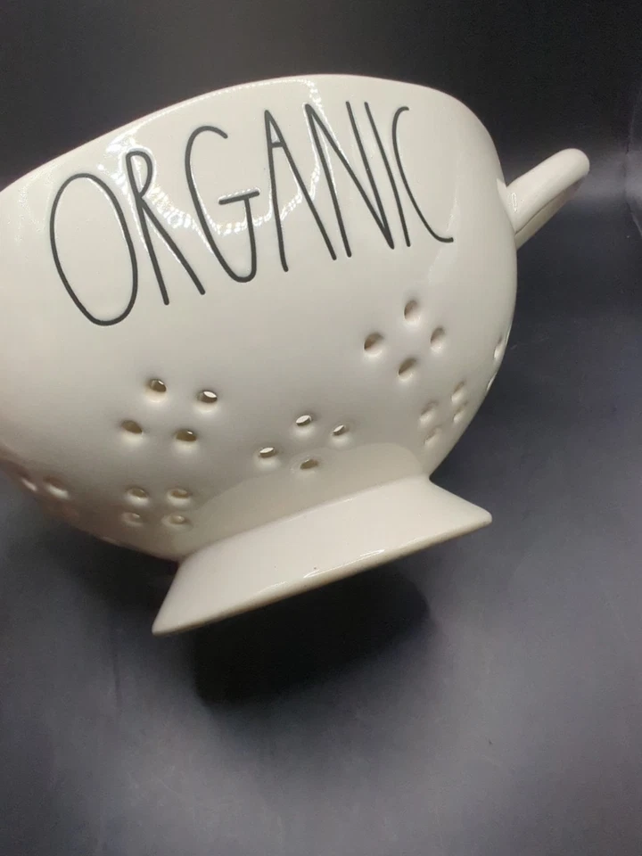 Rae Dunn ORGANIC Ceramic Colander Strainer Kitchen By Magenta Collection - Image 4 of 4