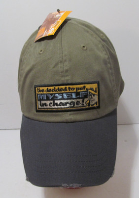 Urban Pipeline I'VE DECIDED TO PUT MYSELF IN CHARGE Distressed OSFM Cap Hat NWT