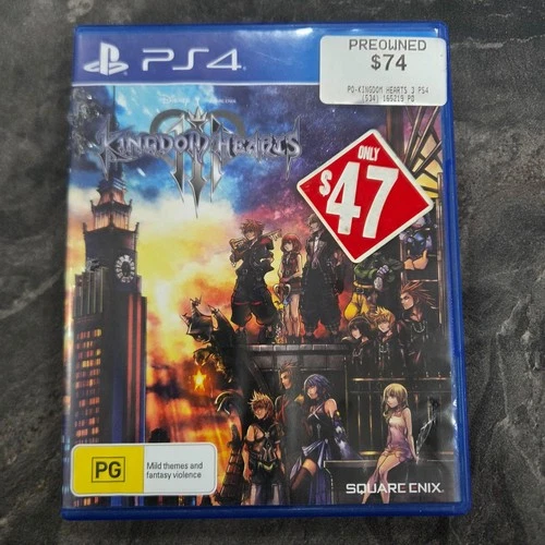 Kingdom Hearts III Sony PS4 Playstation 4