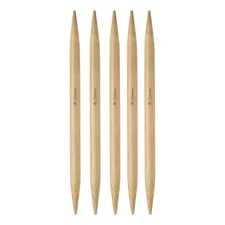 4Pcs Bamboo Knitting Needles Double Pointed Size US 11(8mm) 6 Inch(15cm)