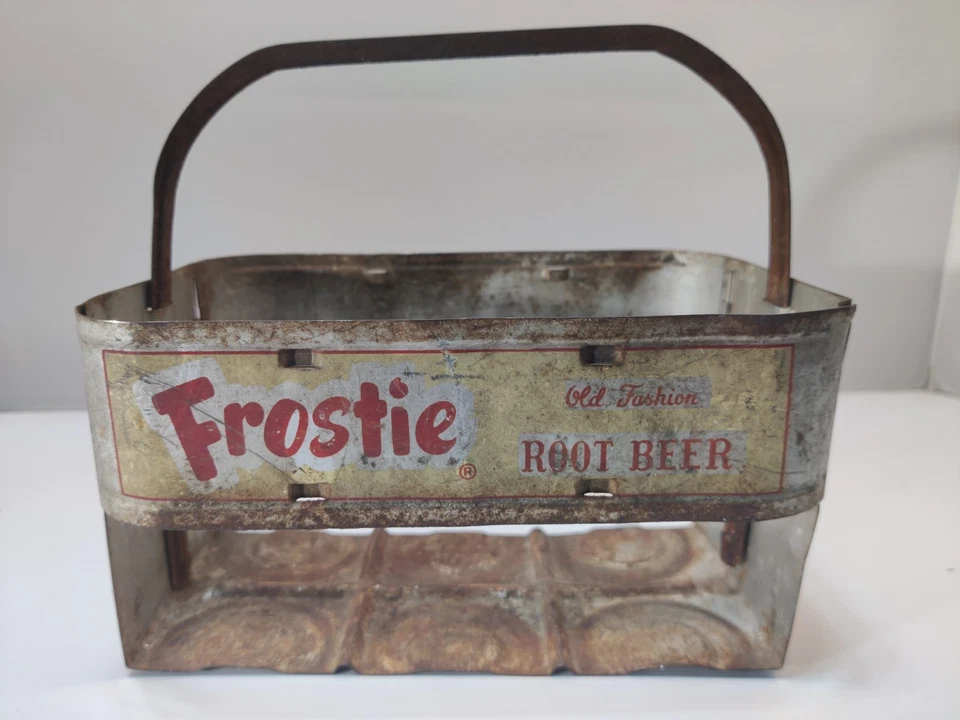 VINTAGE FROSTIE 6-PACK CARRIER METAL - Image 1 of 4