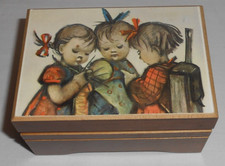 Vintage Swiss Music Box 391-027 "Hummel Girls" Plays "Those Were The Days" NICE