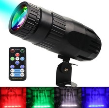 Pinspot Spot Light with Remote Mini 15W RGBW LED Spotlight Spotlight Lights S...
