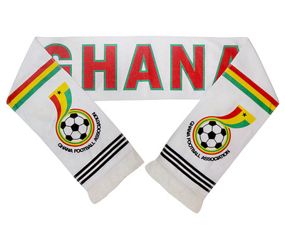 Ghana National Team Soccer Scarf - Ghanaian Football Polar Fleece Wrap Kit Gift