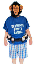 Ultimate Party Animal Monkey Costume NWOT