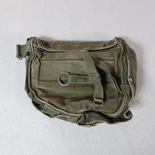 Vintage Military M-17 Field Bag Pouch Canvas OD Green Small Carry Case Gear
