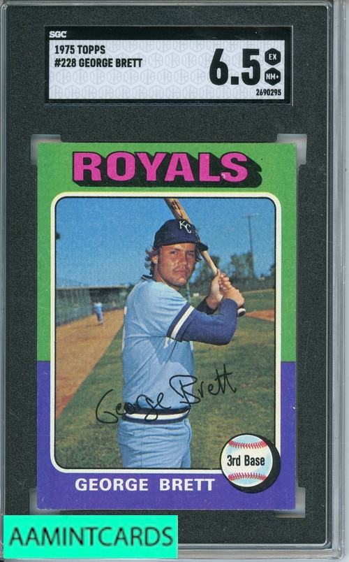 1975 TOPPS GEORGE BRETT #228 SGC 6.5