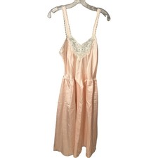Victoria s Secret Vintage Gold Label Maxi Gown Lingerie Pink Medium Romantic