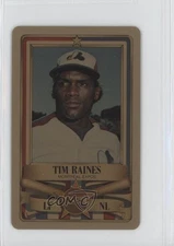 1982 Perma-Graphics/Topps Credit Cards All-Stars Gold Tim Raines HOF