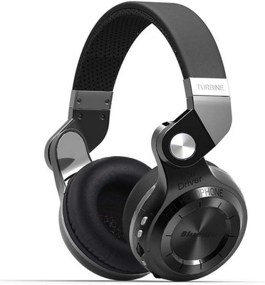 T2 plus Turbine Wireless Bluetooth Headphones with Mic/Micro SD Card Slot/Fm Rad