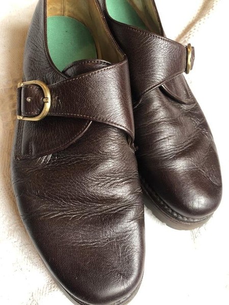 Men Bally Heels Brown Leather 42 #5L1C