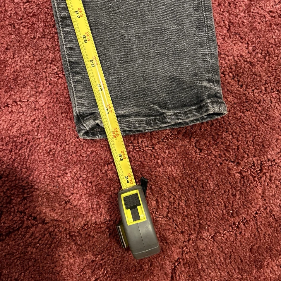 Polo Ralph Lauren Men's Jeans Grey Distressed Size 33x32 - Image 4 of 4