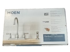 NEW Moen CA87000SRS Banbury Kitchen Faucet Spot Resist Stainless B6