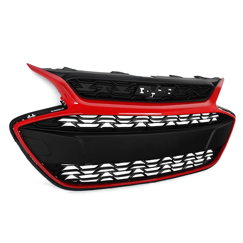 For Chevrolet Spark 42687998 2019-2022 Black Front Bumper Grille W/ Red Hot Trim - Imagem 3 de 4