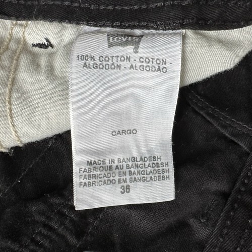 Levi’s Cargo Shorts Black Men’s 36 - Picture 9 of 16
