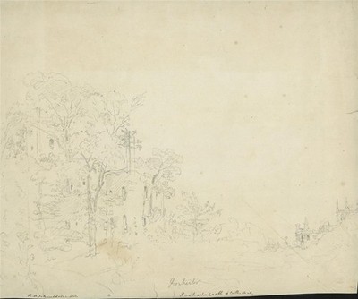 Robert Blemmell Schnebbelie (1781-1847) Bleistiftzeichnung - Rochester Kent